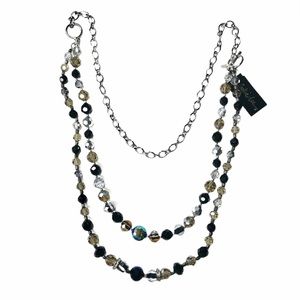 Cookie Lee Genuine Crystal Beaded Necklace